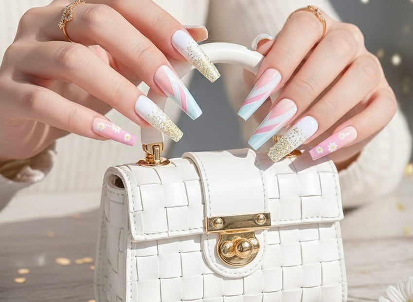 Summer Candy Design press on nails