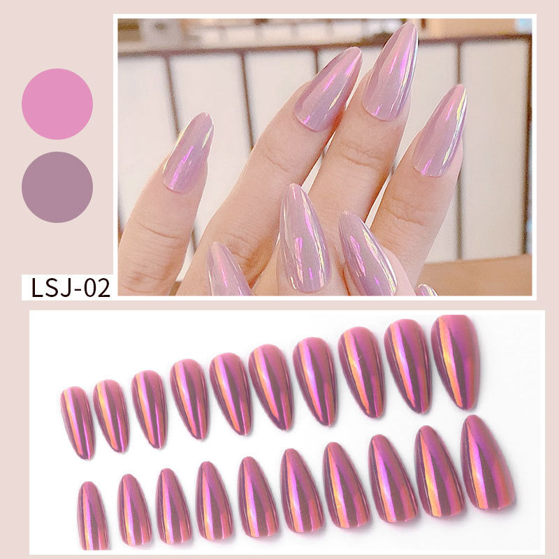 Chrome Nails, Glazed Donut Nails, Iridescent Nails, Aurora Nails.