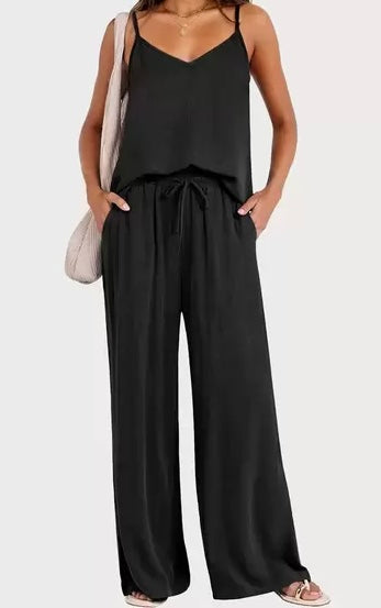 sleeveless cami and long pant set