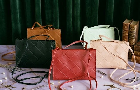 Quilted Lock Mini Handbags