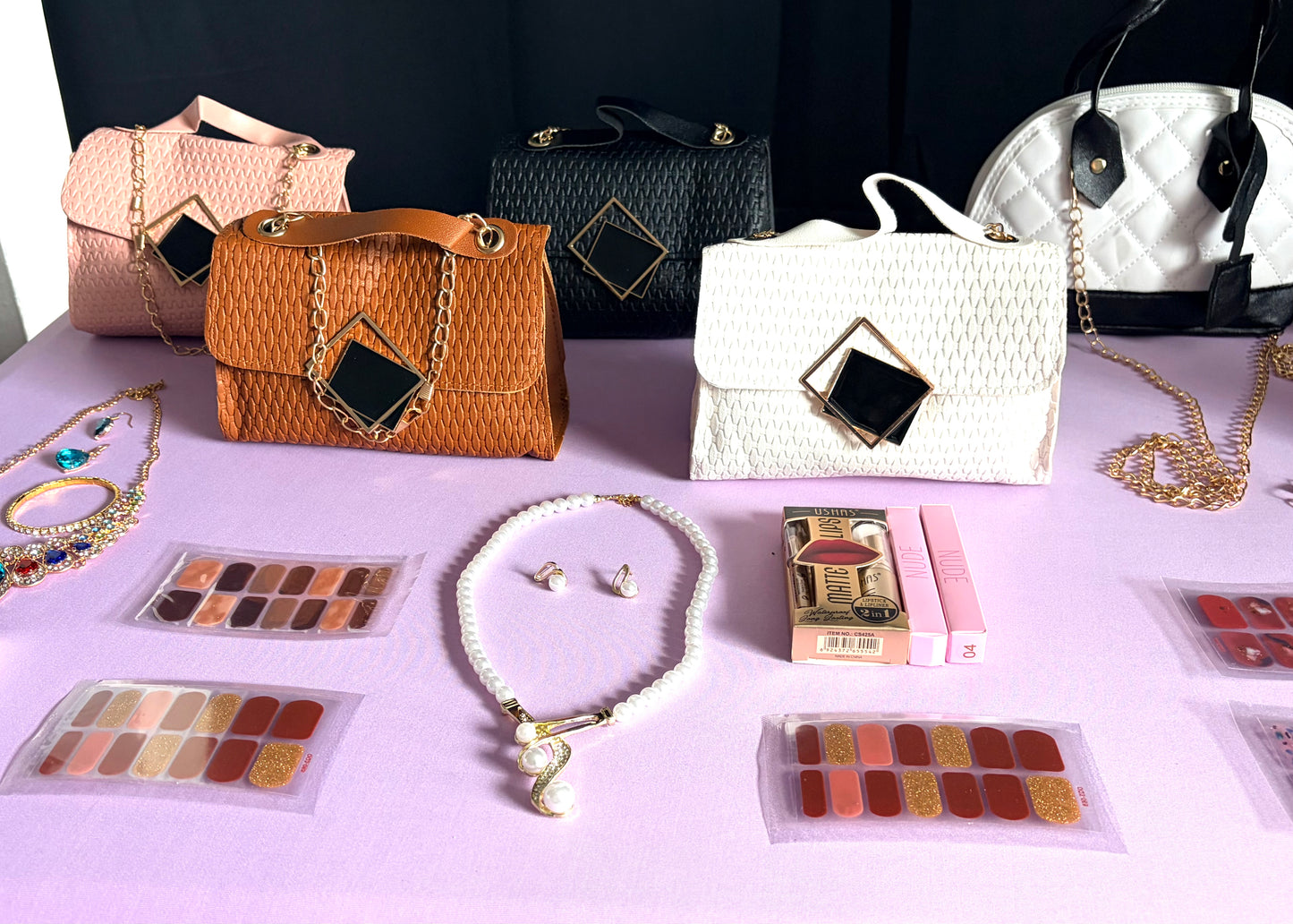 Woven style cross body bag