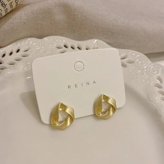 Small Gold Spiral Earring