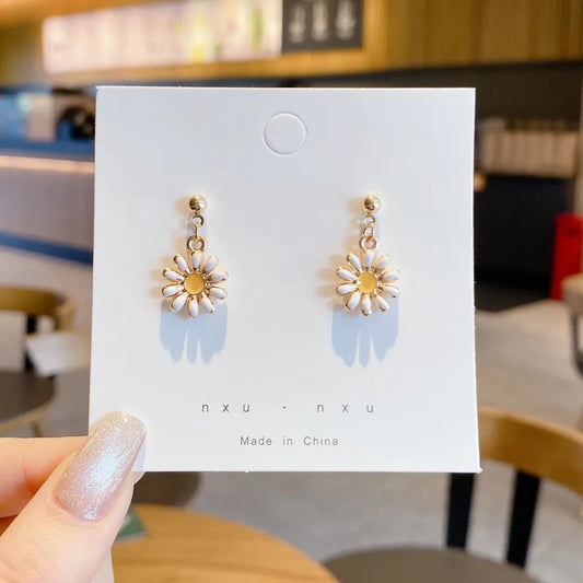 Little Girls Daisy Earring