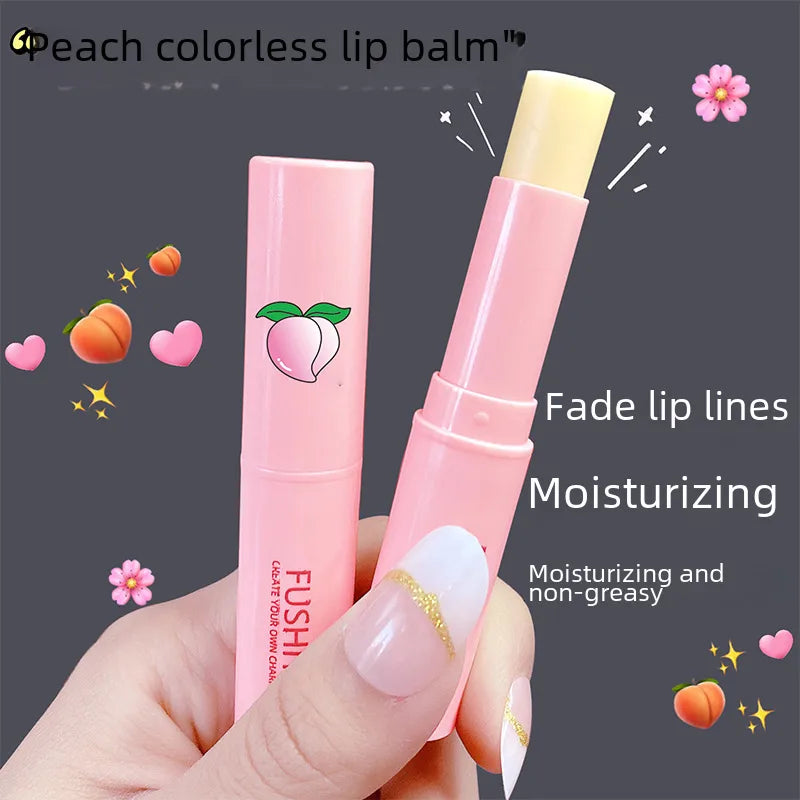Peach lipgloss