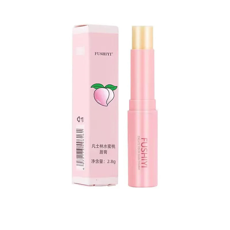 Peach lipgloss