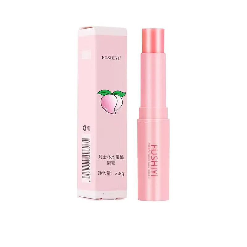 Peach lipgloss