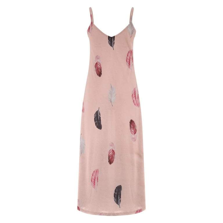 Chic Feather Maxi Dress